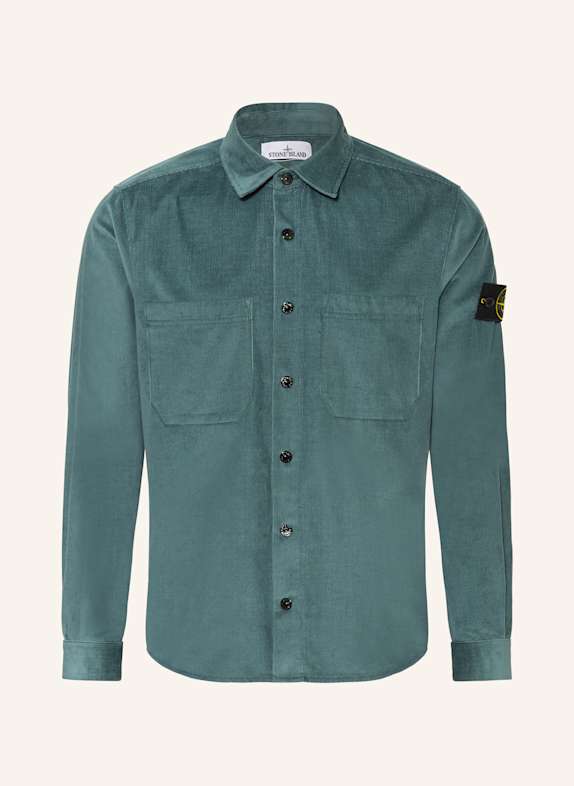 STONE ISLAND Cord-Overjacket PETROL