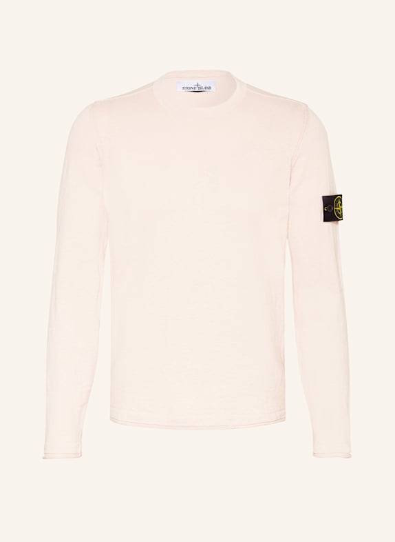 STONE ISLAND Sweter JASNORÓŻOWY
