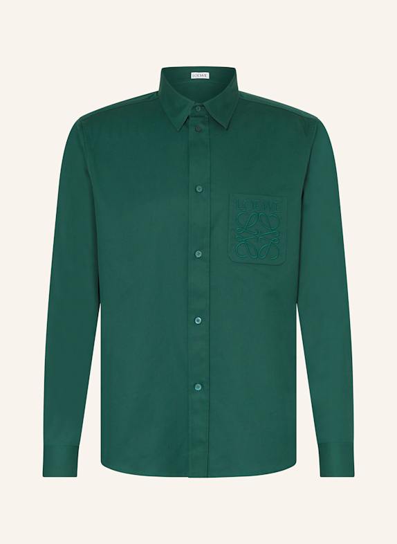 LOEWE Hemd Comfort Fit DUNKELGRÜN