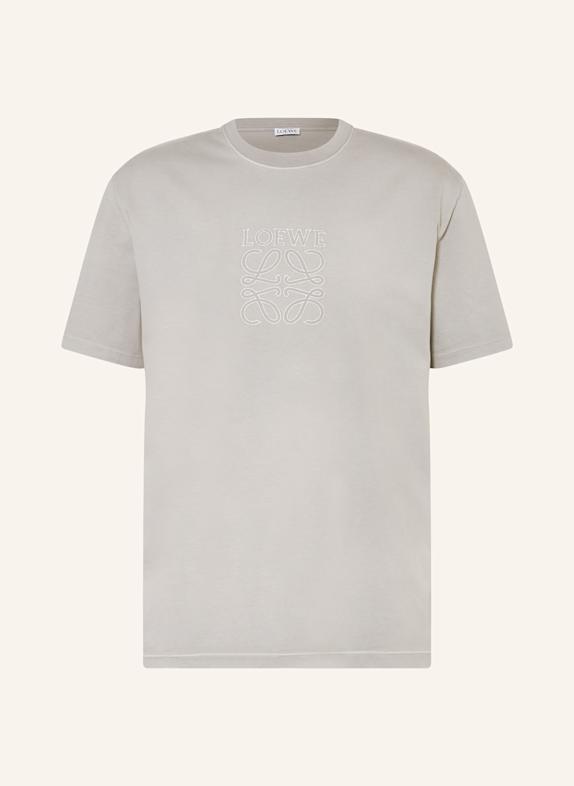 LOEWE T-shirt SZAROBRĄZOWY