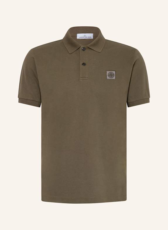 STONE ISLAND Piqué-Poloshirt OLIV