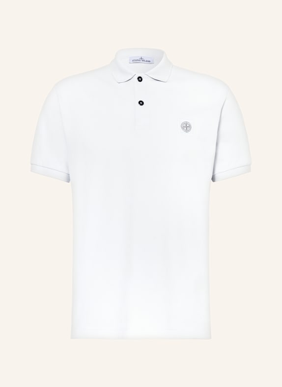 STONE ISLAND Piqué-Poloshirt HELLBLAU