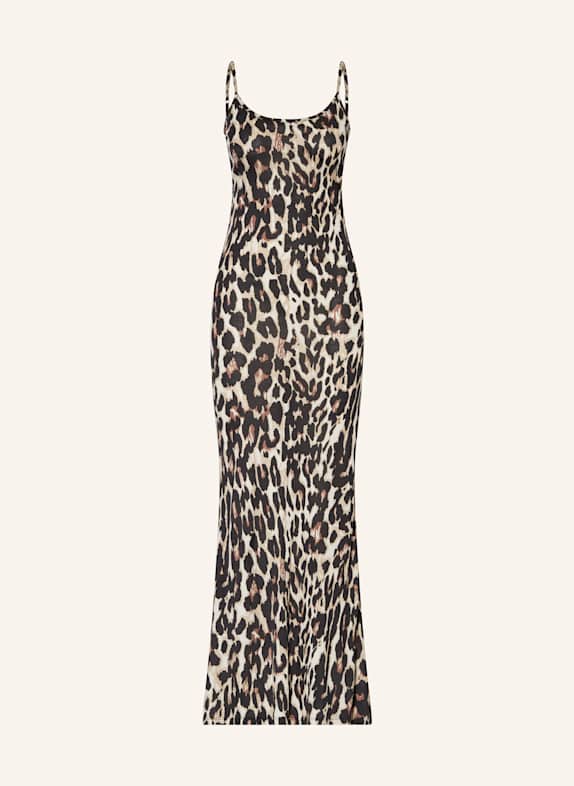 MRS & HUGS Jerseykleid SCHWARZ/ BEIGE/ ALTROSA
