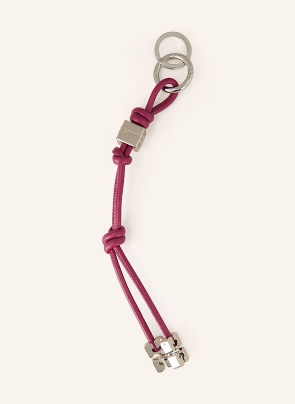 GANNI Bag charm FUCHSIA
