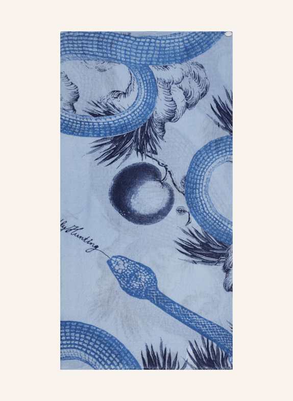 friendly hunting Cashmere-Tuch GARDEN EDEN BLAU/ HELLBLAU