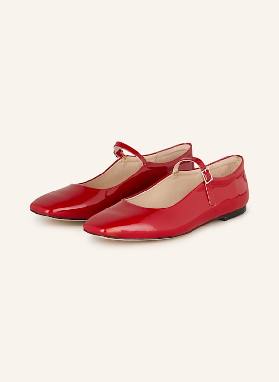 MRS & HUGS Mary-Jane-Ballerinas ROT