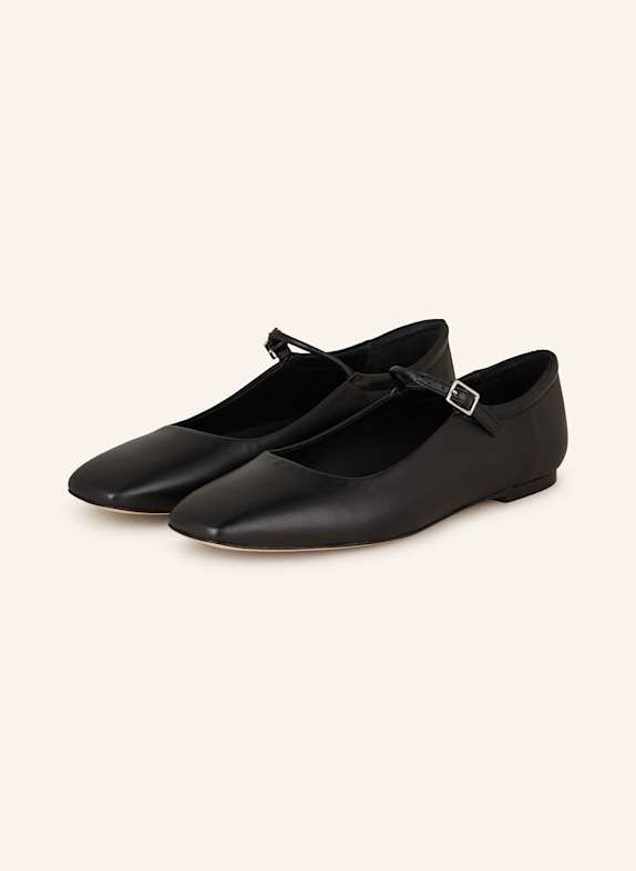 MRS & HUGS Mary-Jane-Ballerinas SCHWARZ