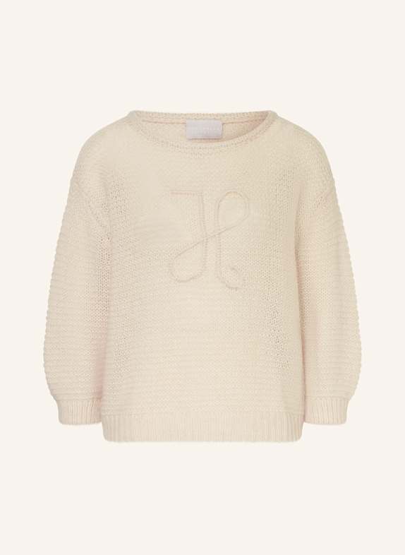 HEMISPHERE Sweater with 3/4 sleeves BEIGE