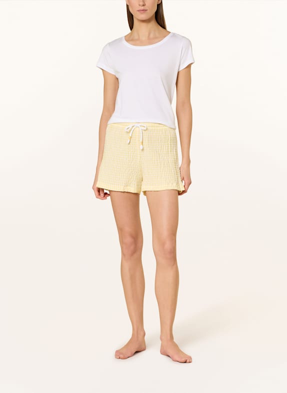 mey Sovshorts Serie VICHY DREAM VIT / GUL