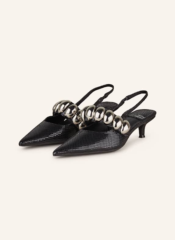 jeffrey campbell Slingpumps PERSONA mit Nieten SCHWARZ