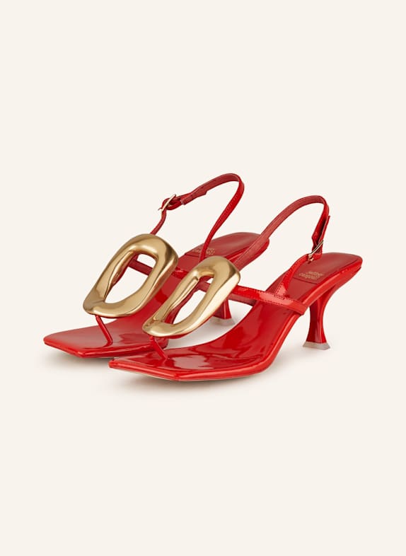 jeffrey campbell Zehentrenner LINQ-UP-2 ROT