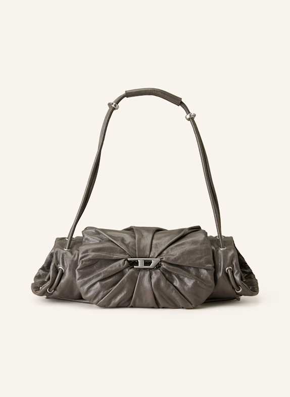 DIESEL Handtasche SCRUNCH-D GRAU