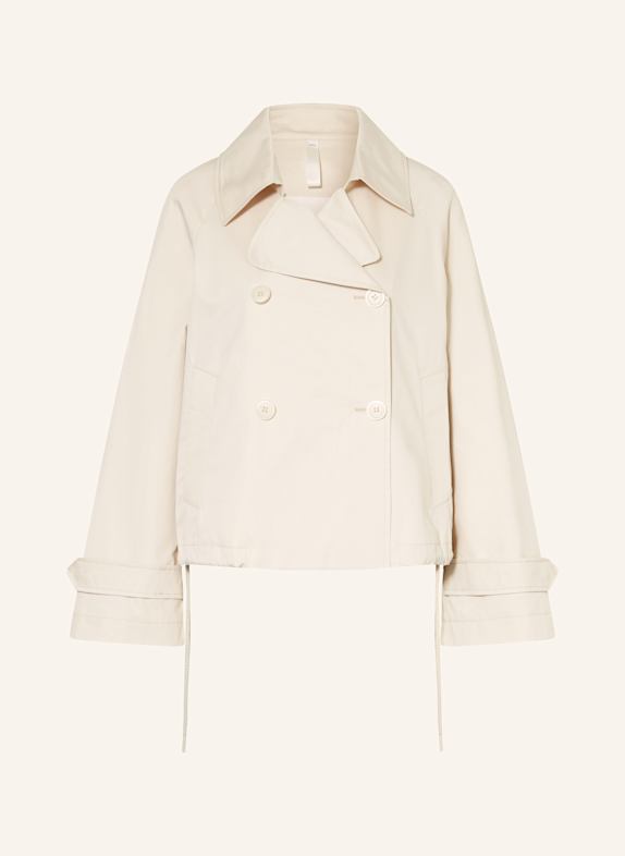 DUNO Cropped-Trenchcoat ECRU