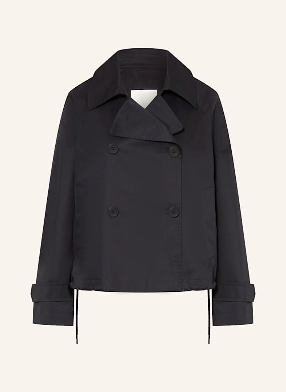 DUNO Cropped-Trenchcoat DUNKELBLAU