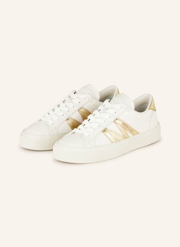 MONCLER Sneaker MONACO2 ECRU/ GOLD