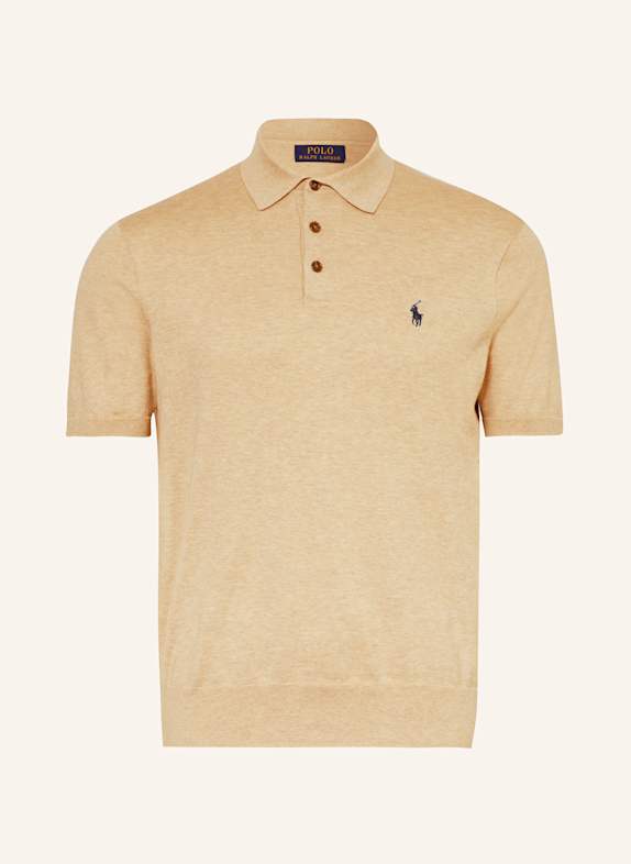 POLO RALPH LAUREN Koszulka polo z dzianiny JASNOBRĄZOWY