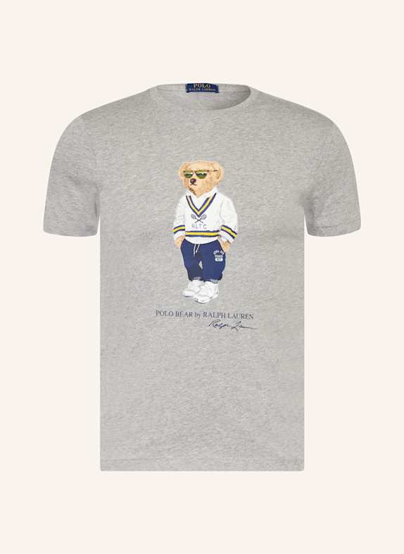 POLO RALPH LAUREN T-Shirt GRAU/ BRAUN/ DUNKELBLAU