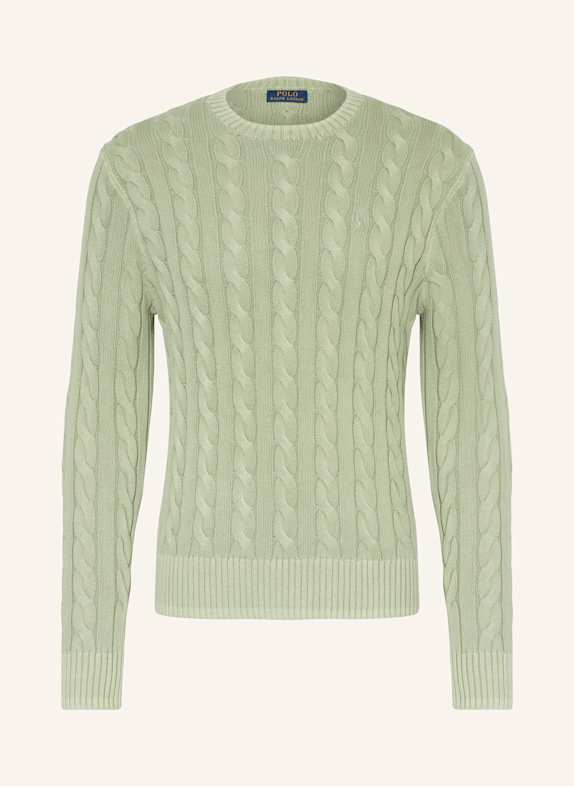 POLO RALPH LAUREN Sweter JASNOZIELONY