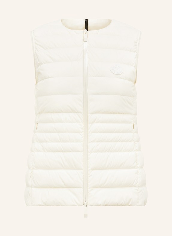 MONCLER Daunenweste IRIGNY ECRU