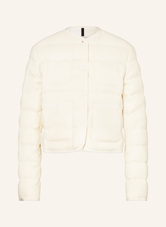 MONCLER Daunenjacke LALY aus Bouclé CREME