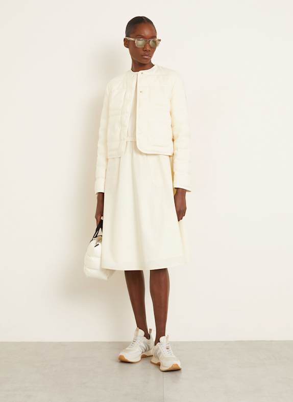 MONCLER Doudoune LALY en bouclé CRÈME