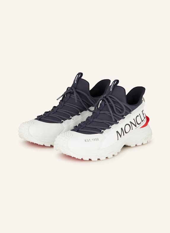 MONCLER Sneaker TRAILGRIP LITE2 WEISS/ DUNKELBLAU/ ROT