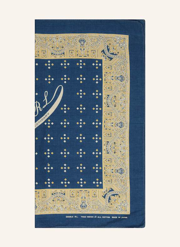 RRL Scarf DARK BLUE/ CREAM
