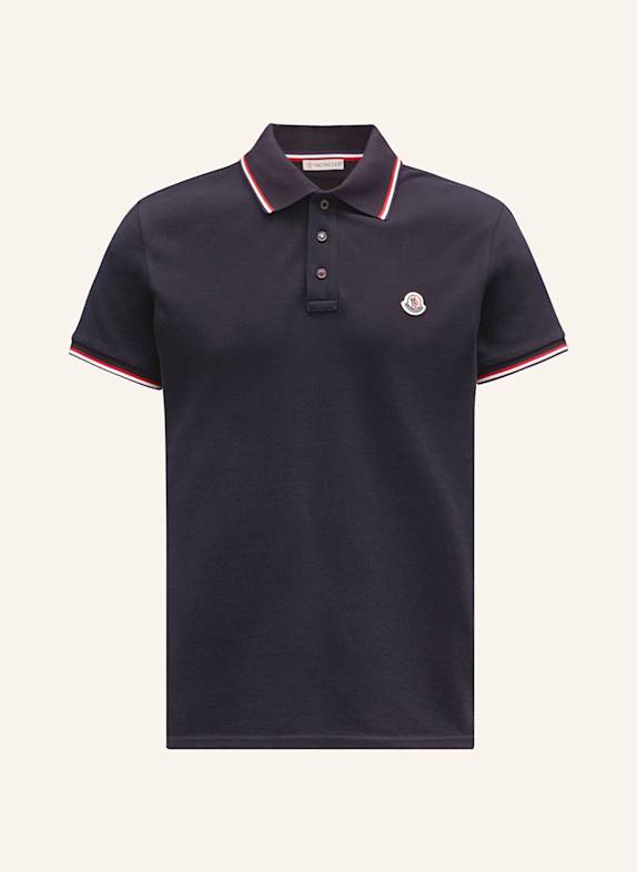 MONCLER Piqué-Poloshirt DUNKELBLAU