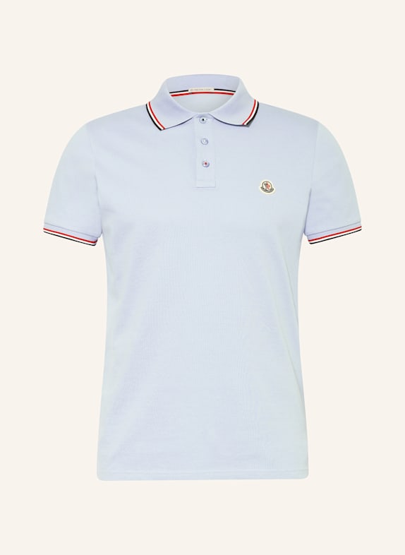 MONCLER Piqué-Poloshirt HELLBLAU