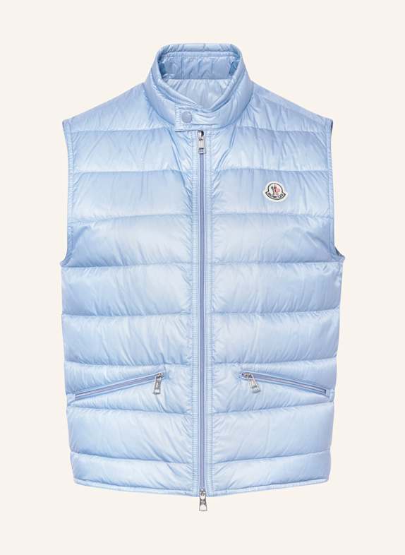 MONCLER Daunenweste GUI HELLBLAU