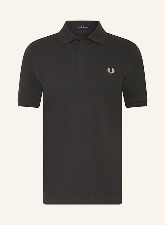 FRED PERRY Piqué-Poloshirt DUNKELGRAU