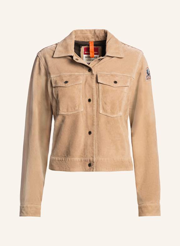 PARAJUMPERS Lederjacke KELSI CAMEL