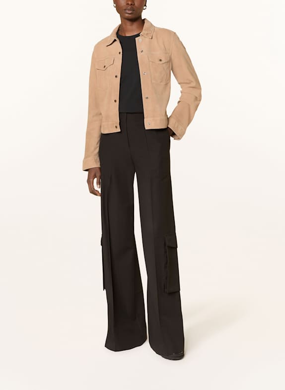 PARAJUMPERS Lederjacke KELSI CAMEL