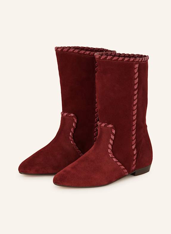 ISABEL MARANT Stiefeletten STAENI DUNKELROT