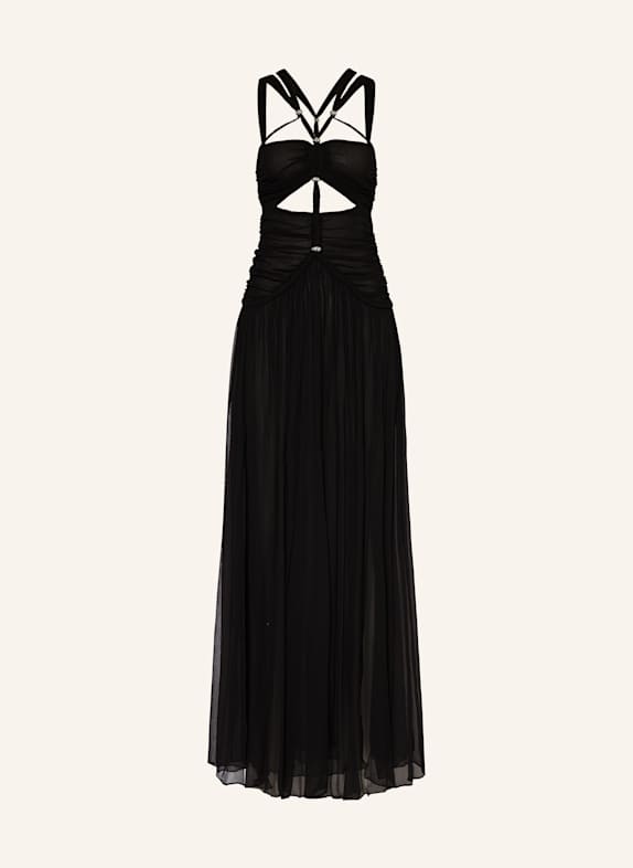 ISABEL MARANT Seidenkleid RAFAEL mit Cut-outs SCHWARZ