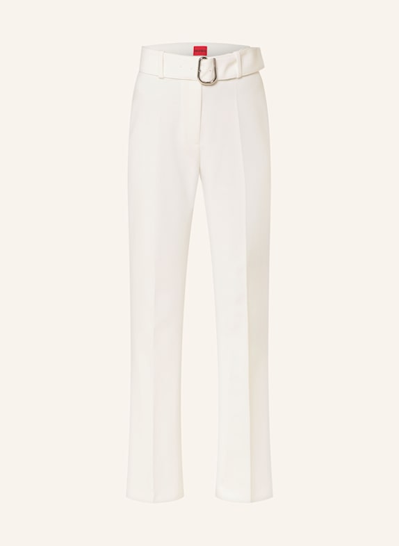 HUGO Bootcut Hose HAZULA WEISS