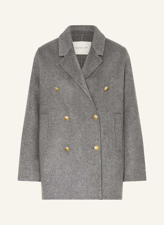 GANT Wollmantel DUNKELGRAU