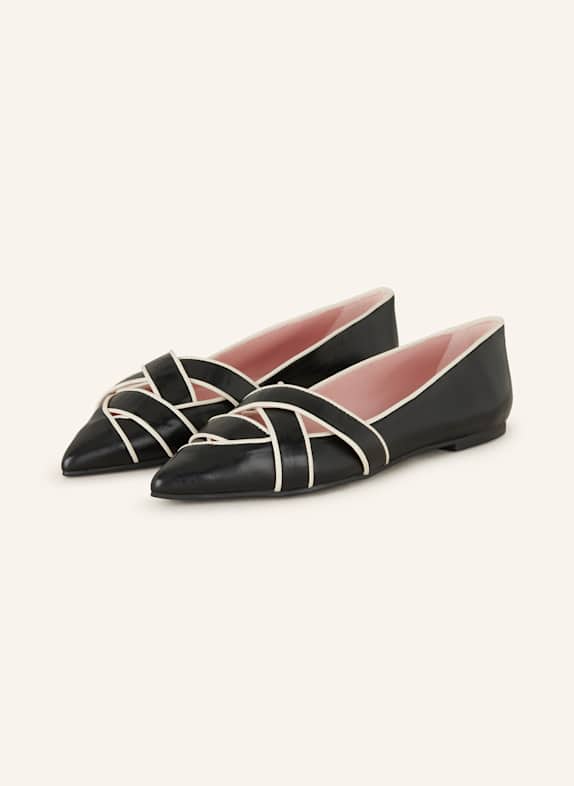 Pretty Ballerinas Ballerinas COTON SCHWARZ/ WEISS