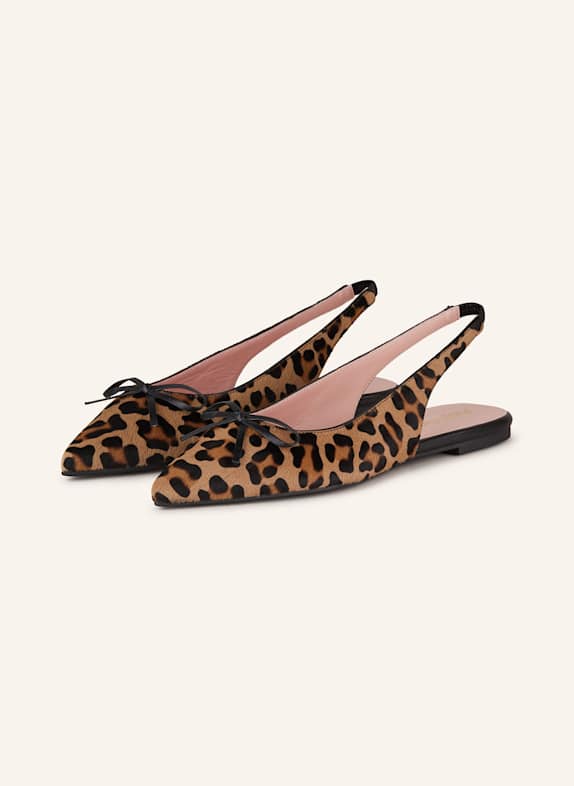 Pretty Ballerinas Slingballerinas MURABI CAMEL/ SCHWARZ/ BEIGE