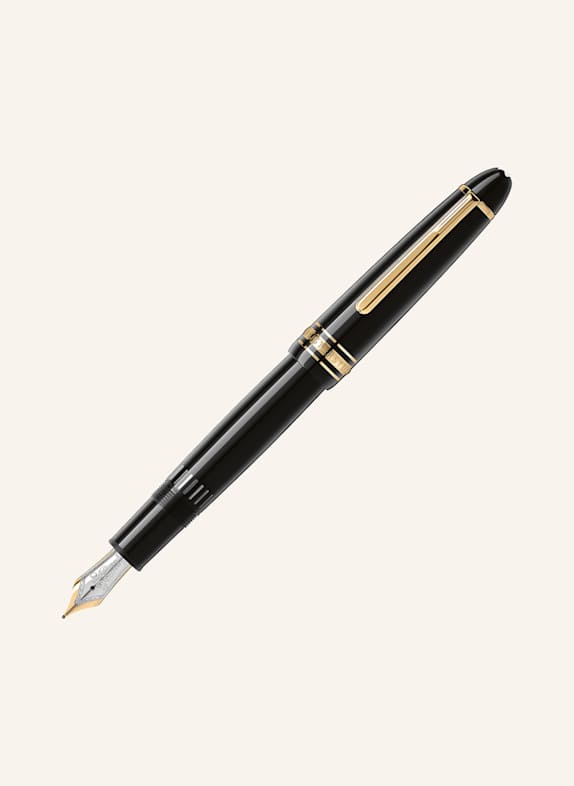 MONTBLANC Füllfederhalter MEISTERSTÜCK GOLD-COATED LE GRAND SCHWARZ / GOLD