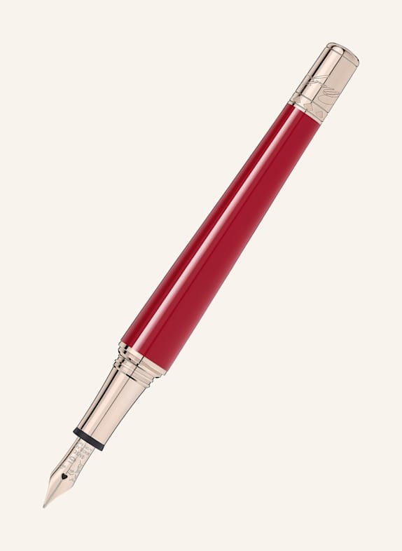 MONTBLANC Cartridge fountain pen MUSES MARILYN MONROE SPECIAL EDITION RED/ GOLD