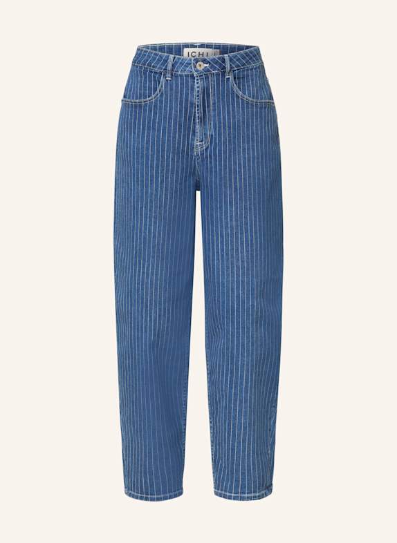 ICHI Mom jeans IHCILK 204620 Medium blue stripe