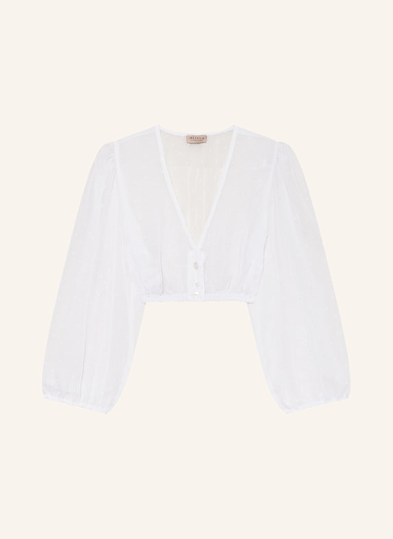 ALISSA BY KINGA MATHE Dirndlbluse LEA mit 3/4-Arm WEISS