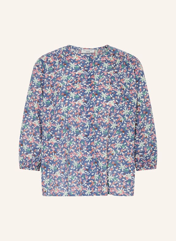 Marc O'Polo DENIM Hemdbluse mit 3/4-Arm BLAUGRAU/ ROSA/ WEISS