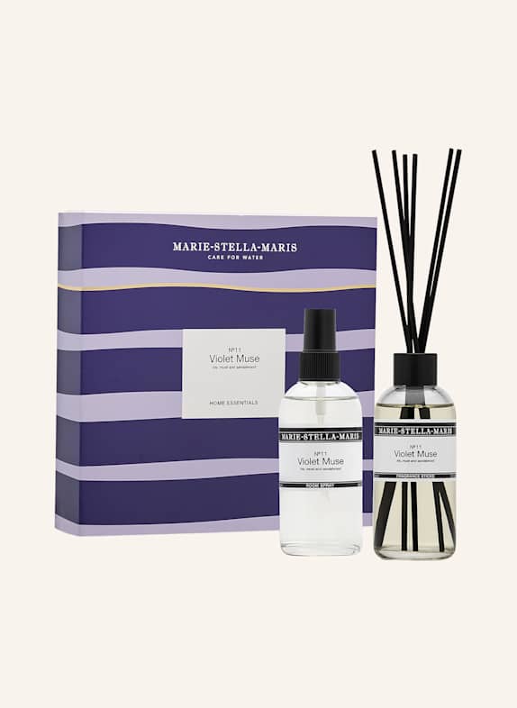 MARIE-STELLA-MARIS Raumduft-Set VIOLET MUSE WEISS/ SCHWARZ