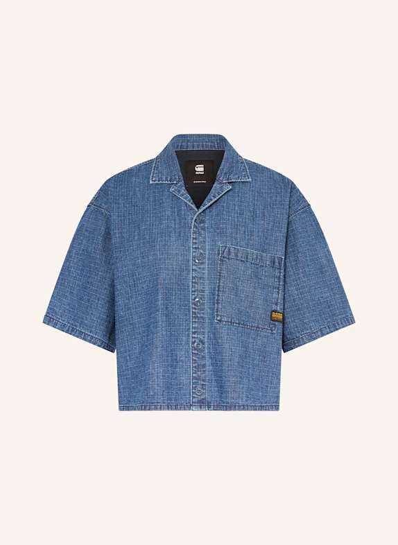 G-Star Cropped-Jeansbluse BLAU