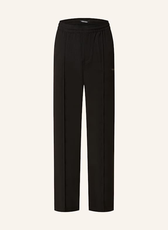 PEGADOR Hose MOYE im Jogging-Stil Wide Fit SCHWARZ