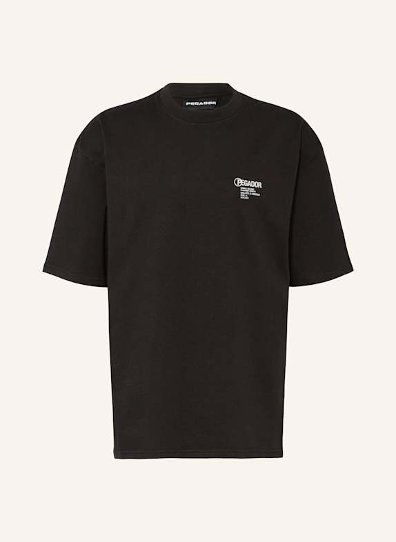 PEGADOR Oversized-Shirt MAHAN SCHWARZ/ WEISS
