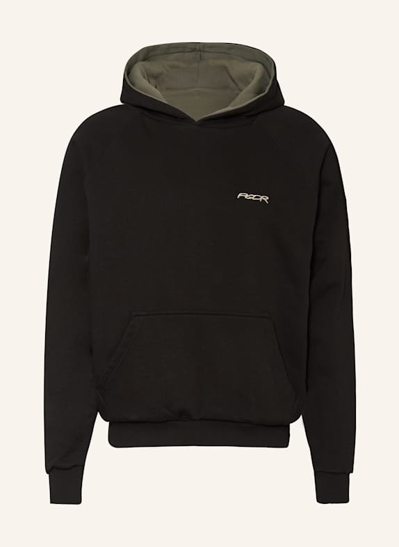 PEGADOR Hoodie zum Wenden SCHWARZ