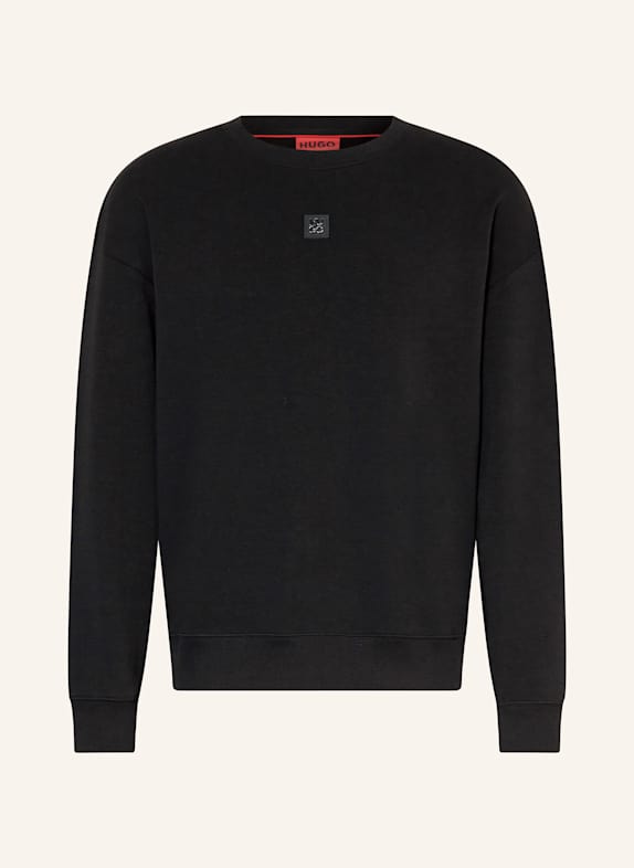 HUGO Sweatshirt DETTIL SCHWARZ